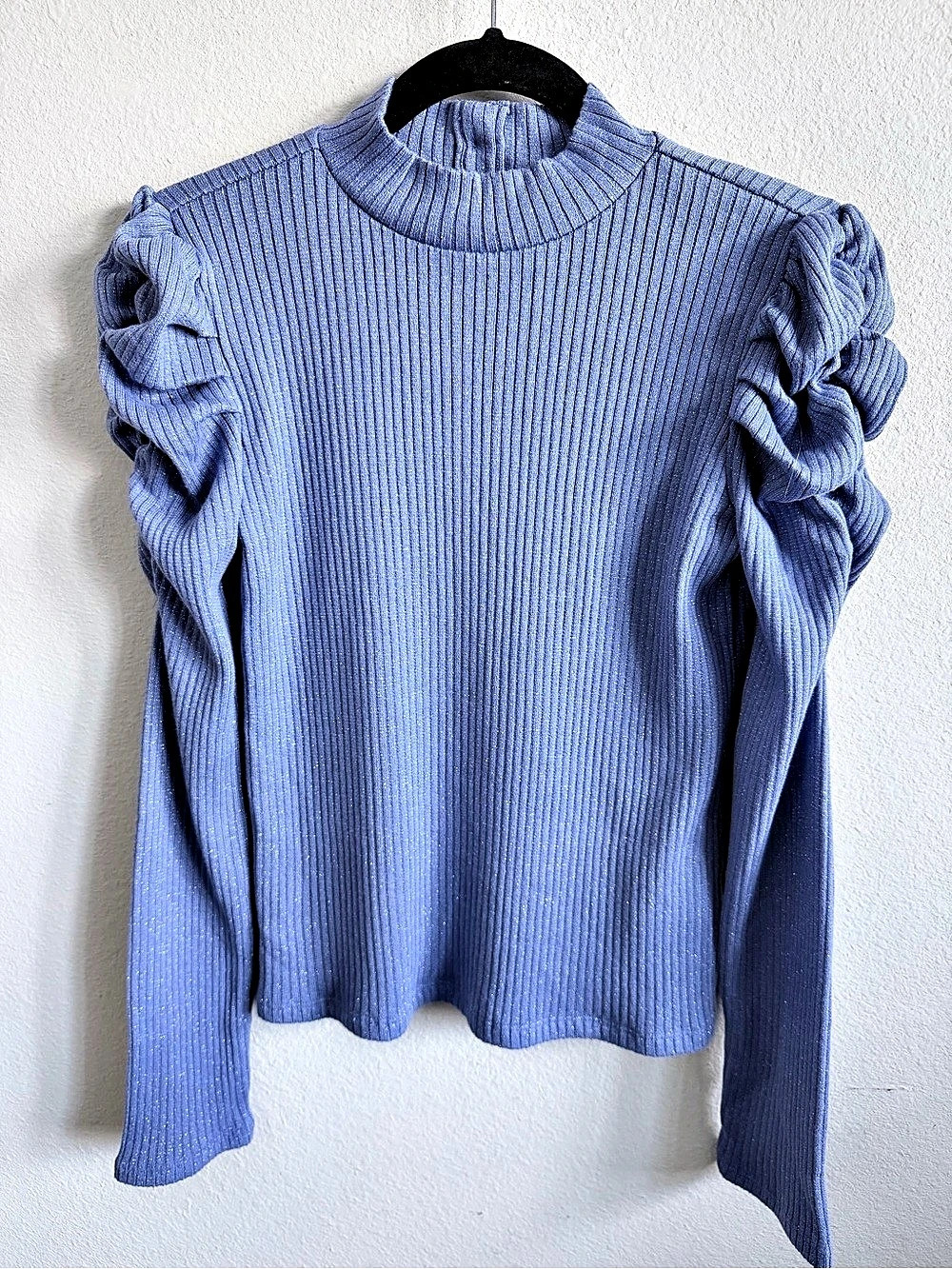 Janie and Jack Ribbed Ruffle Sleeve Sweater Size 14